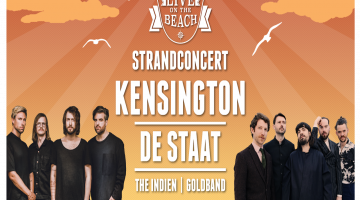 Kensington en De Staat Live on the Beach! tickets May 14, 2022 Scheveningen